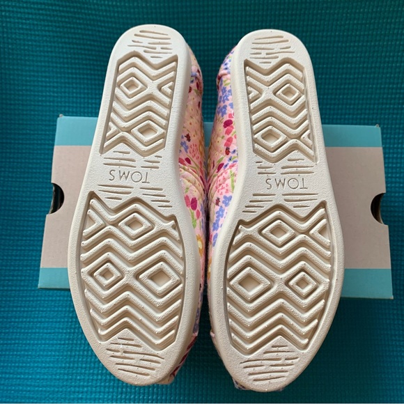 TOMS Alpargata Parfait Pink Repreve Flower Fields Quilted Knit - Picture 5 of 13